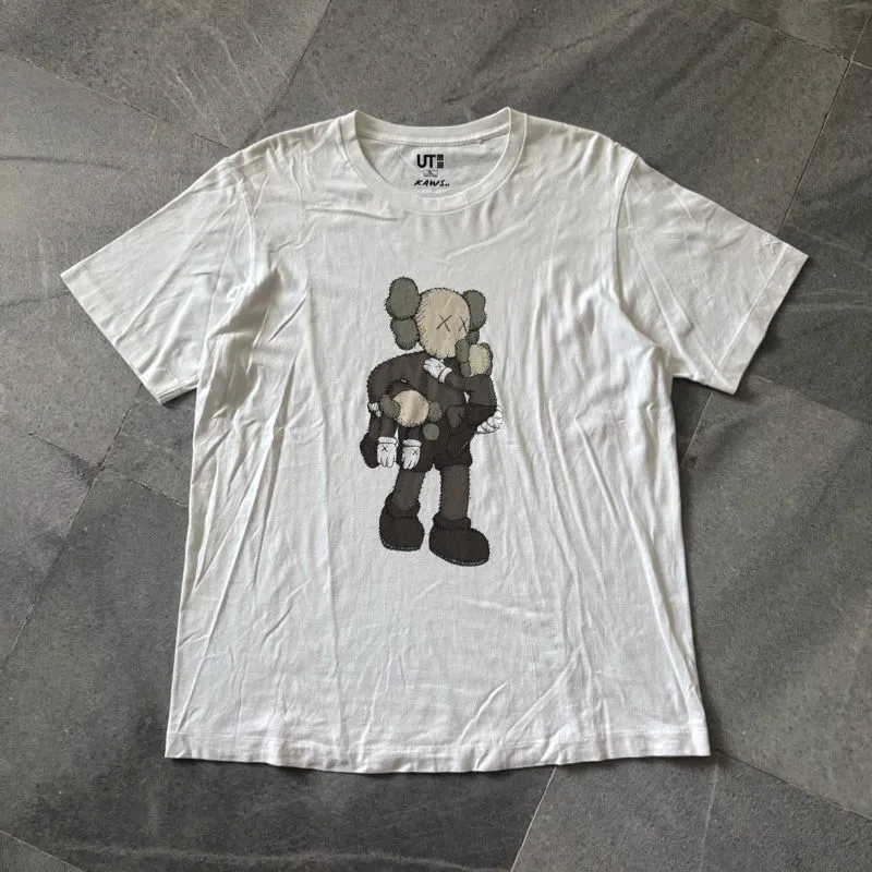 Kaos uniqlo x kaws white original rare photo 1