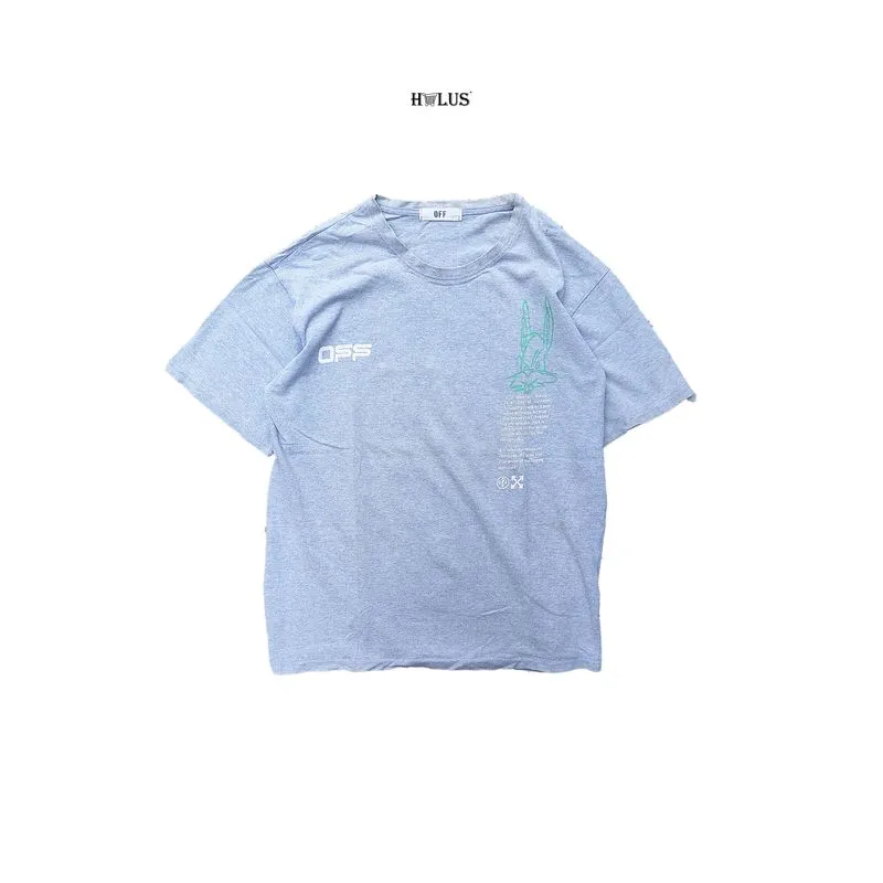 Off White Tee Grey Size Medium Rare photo 1