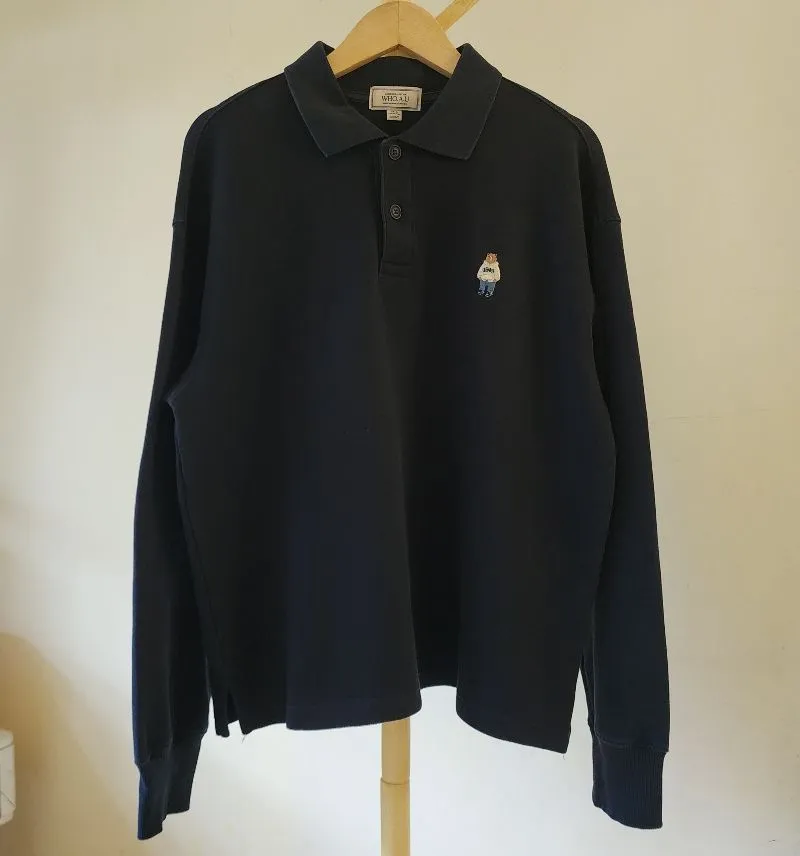 Longsleeve collar sweatshirt (unisex) photo 1