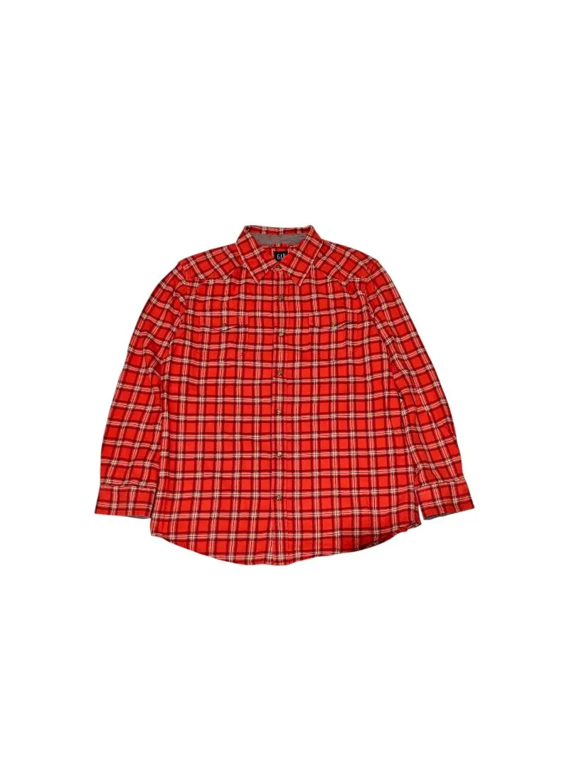 KEMEJA FLANNEL GAP WESTERN ORANGE photo 1