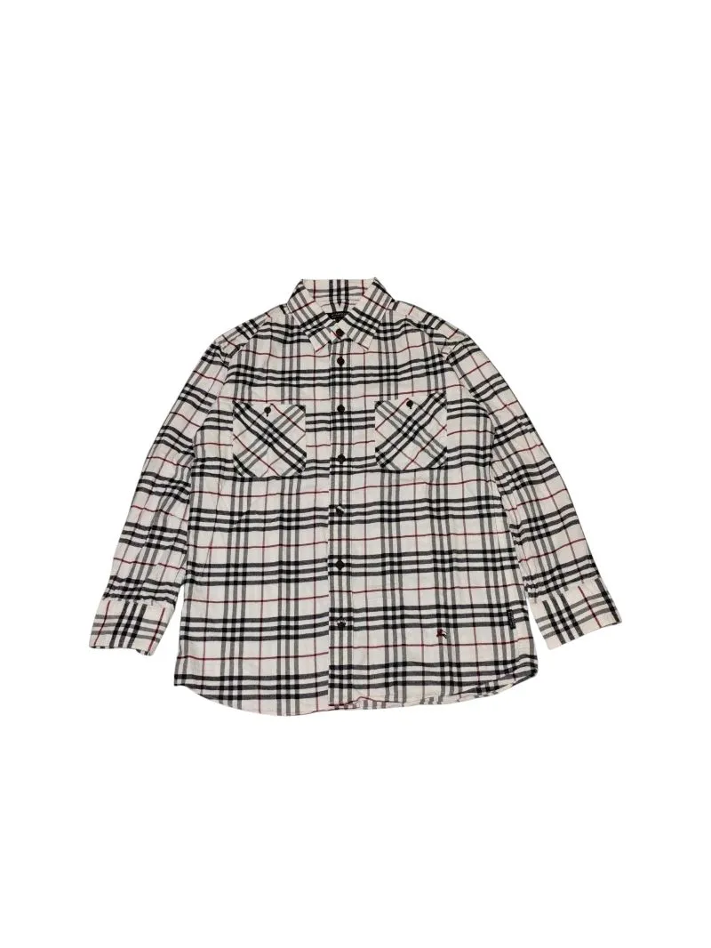 KEMEJA FLANNEL VINTAGE BURBERRY LONDON photo 1