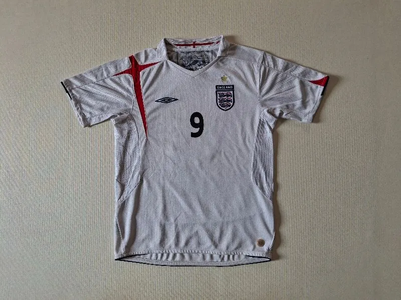 JERSEY UMBRO ENGLAND HOME 2005-2007 ROONEY ORIGINAL 100% photo 1