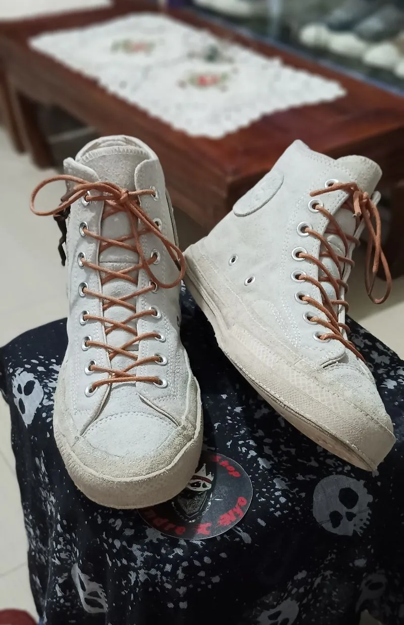 Converse CT 70s Suede Zip High Vaporous Grey sz 42 Preloved