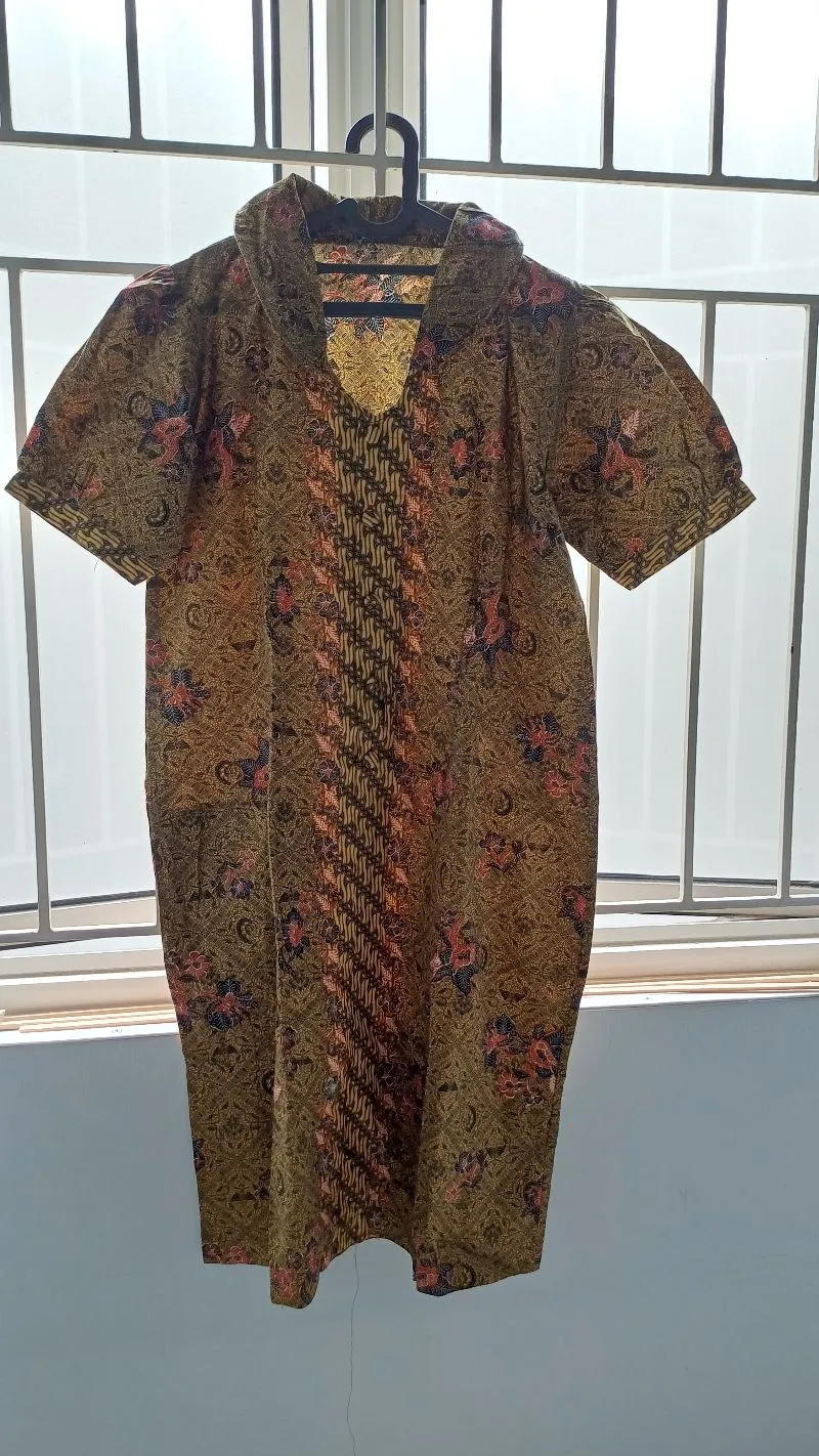 Dress Batik all size (bahan pakai Batik Keris) photo 1