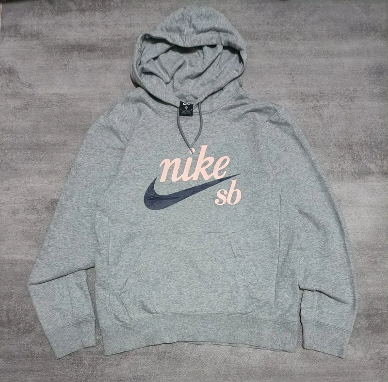 Nike Minimalist Casual Hoody Pria gray photo 1