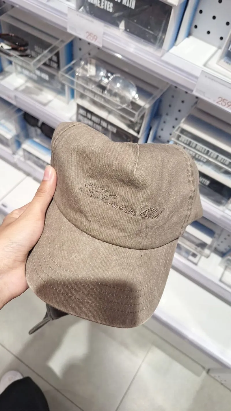 Topi  Vintage Retro Wash Baseball Cap Khaki Denim OHSOME KKV photo 1