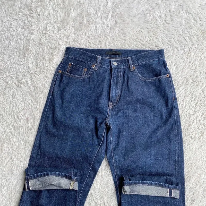 Uniqlo Jeans Selvedge Regular Fit Straight Middle Rise photo 1