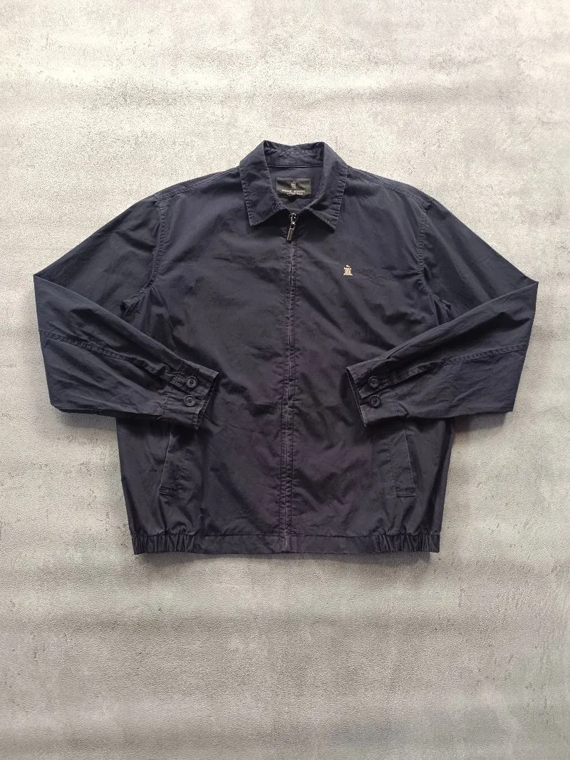 Work Jacket Harrington Casual Dark Navy Outter Boxy Fit photo 1