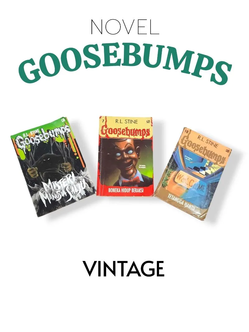 NOVEL VINTAGE GOOSEBUMPS TAHUN 1990AN photo 1