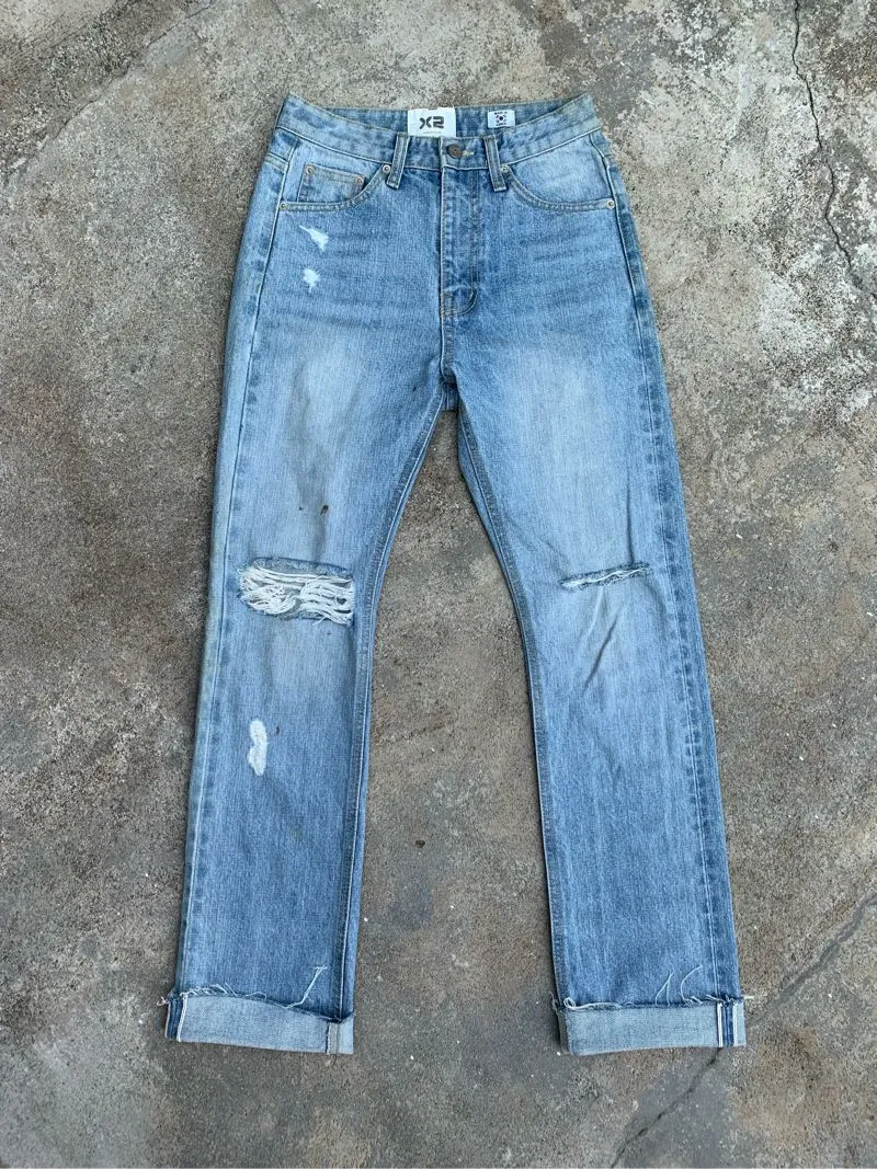 X2 KOREA SELVEDGE DENIM JEANS WOMEN photo 1