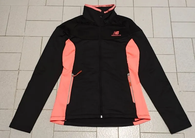 Jaket Sport Running New Balance Hitam Orange photo 1