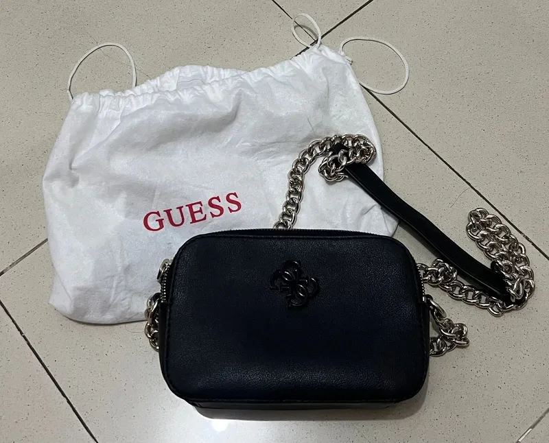 Guess Luxury Crossbody Bag Wanita black photo 1