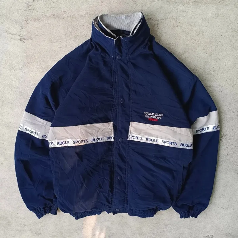Vintage Bomber jacket Pria navy photo 1