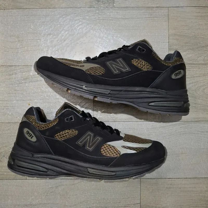 New Balance Streetwear Sneakers Pria multicolor black photo 1