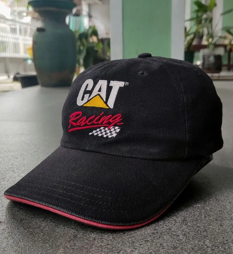Topi vintage 90s nascar cat caterpillar racing #22 photo 1