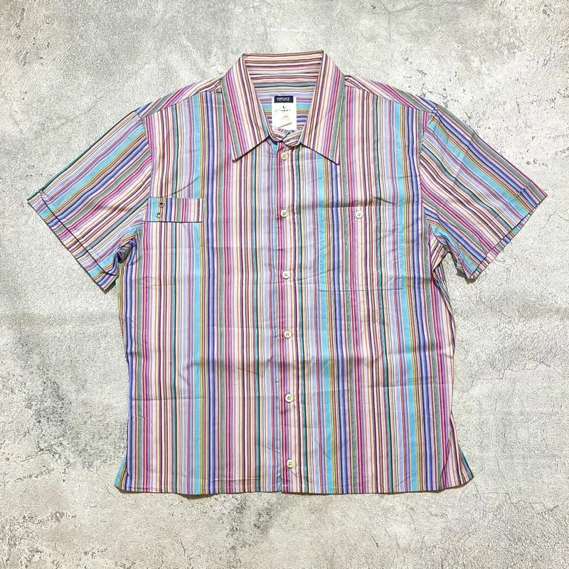 Versace multi colors striped shirts photo 1