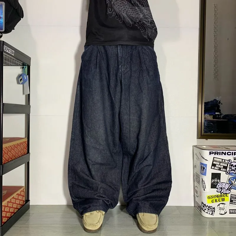 [8 SECOND] Baggy Ballon Jeans Raw Superwideleg⛓️‍💥 photo 1