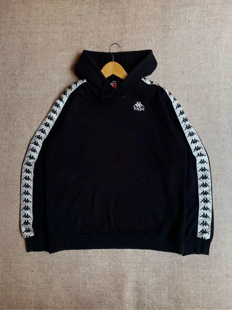 HOODIE KAPPA TAPPED SMALL LOGO