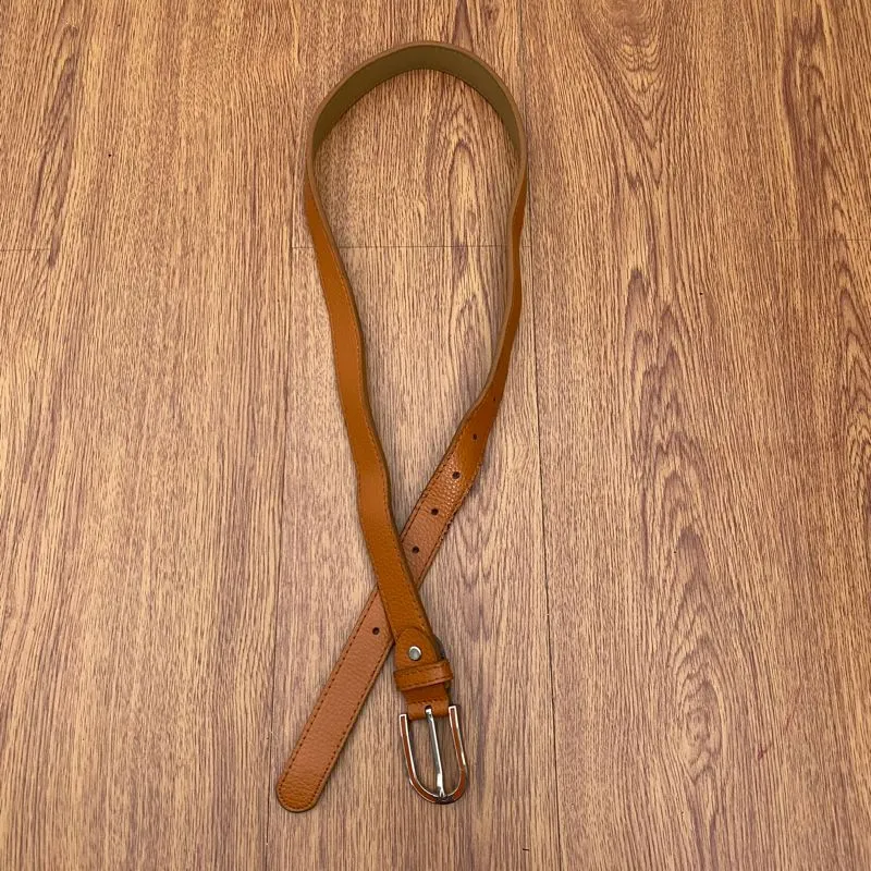 Faux Leather belt Brown photo 1