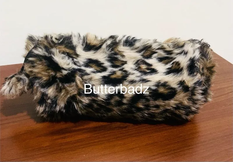 Pouch bulu leopard pouch tabung photo 1
