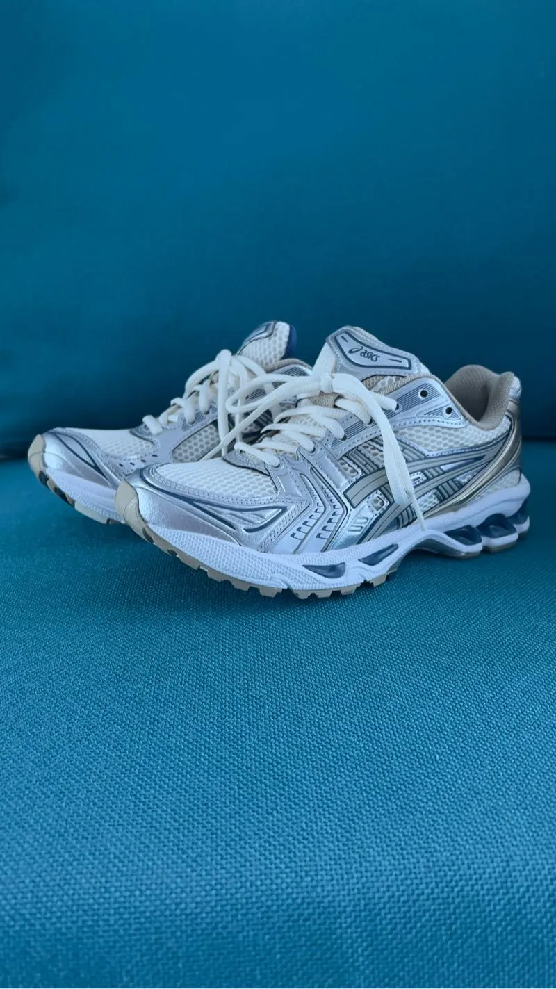 Sneakers Asics Gel Kayano 14 cream silver blue NEW