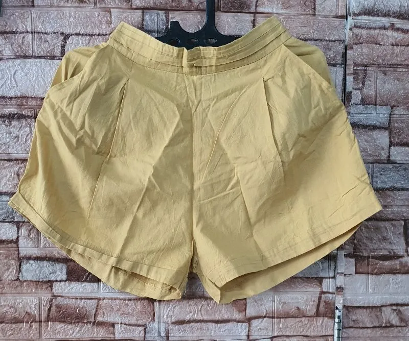 Prelove || Short pants Kuning Pucat Polos photo 1