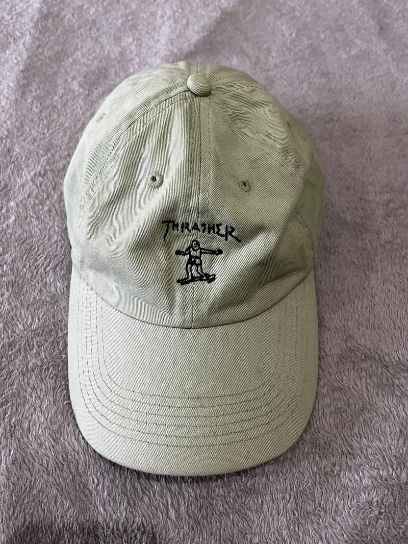 Thrasher Streetwear Skater Hat Pria green photo 1