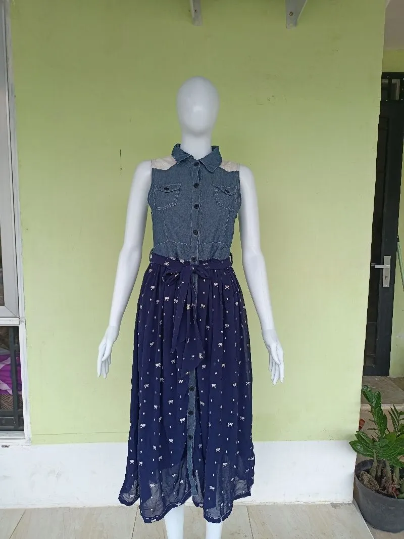 LONGDRESS SIFON SEMI JEANS photo 1