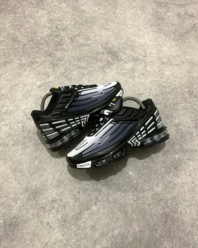 NIKE TN3 MAX PLUS TUNED AIR BLACK WHITE photo 1