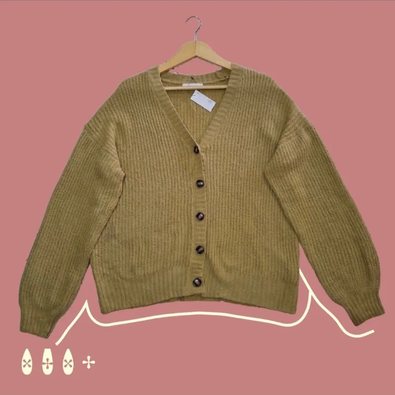 Cardigan Rajut Mustard by Amista photo 1