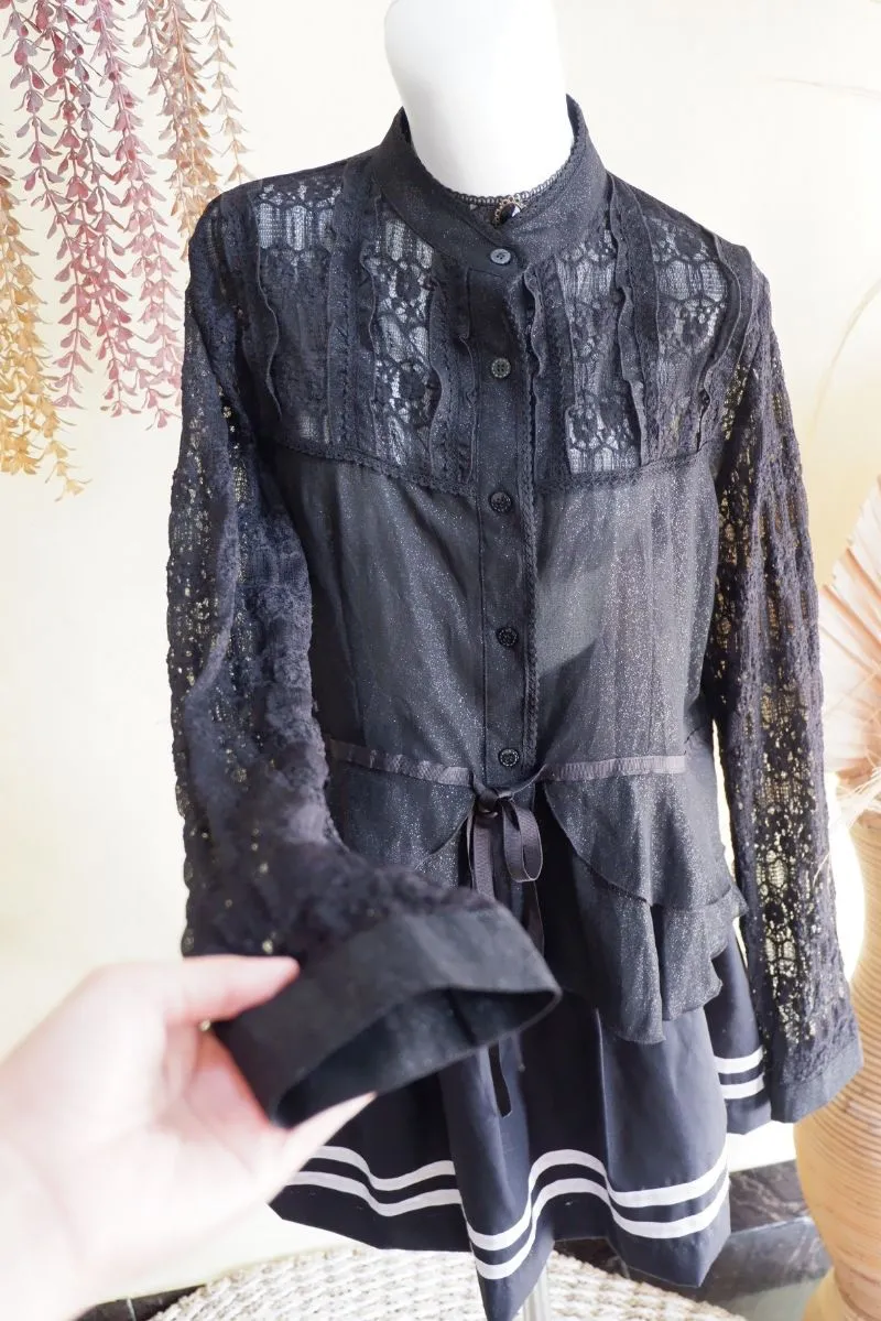 Blouse Gothic Brokat photo 1
