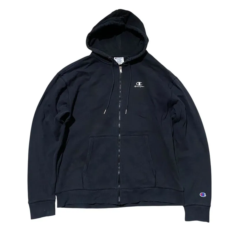 Champion classic fleece black zip hoodie photo 1