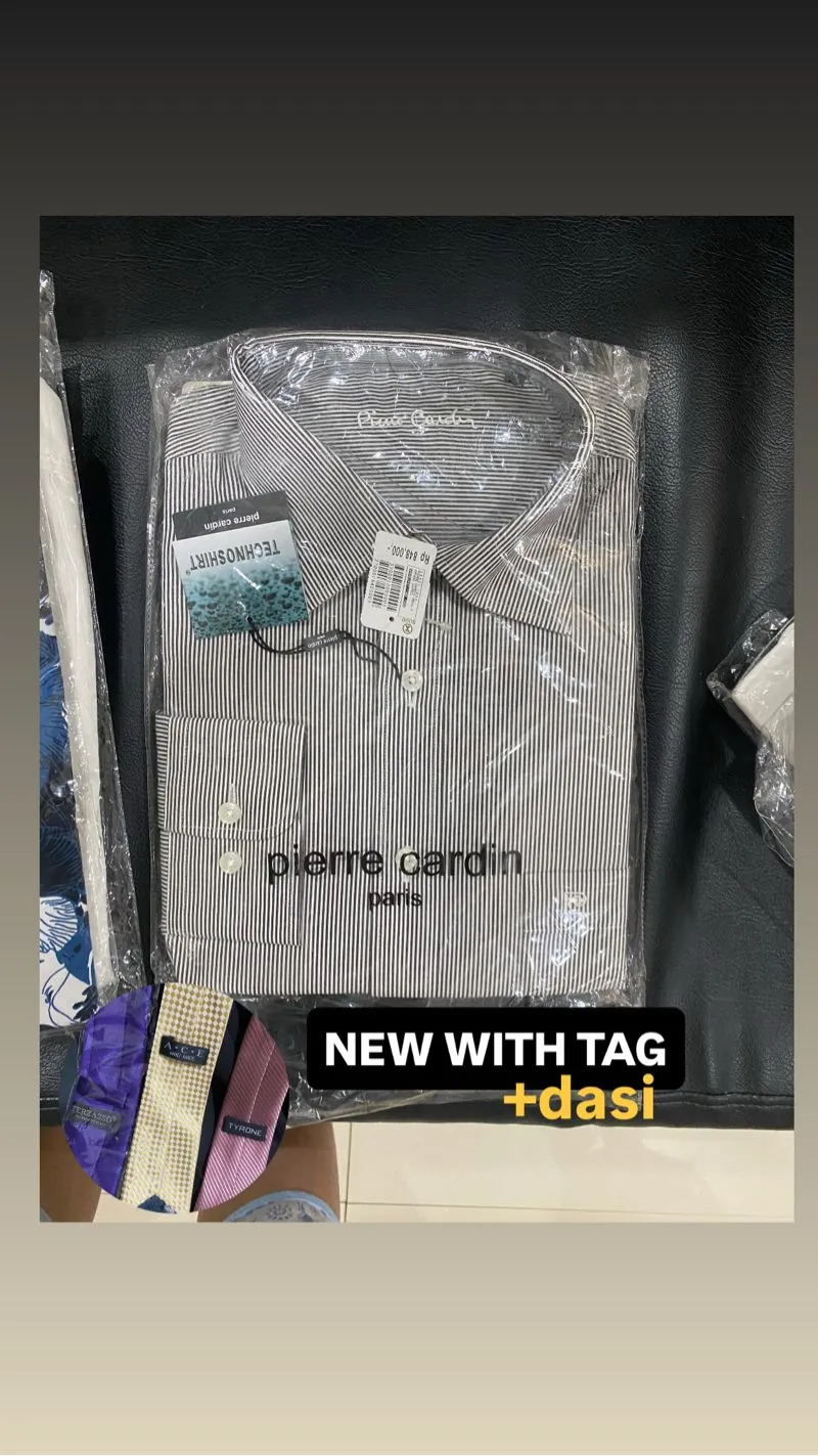 MEN Kemeja bergaris pierre cardin photo 1