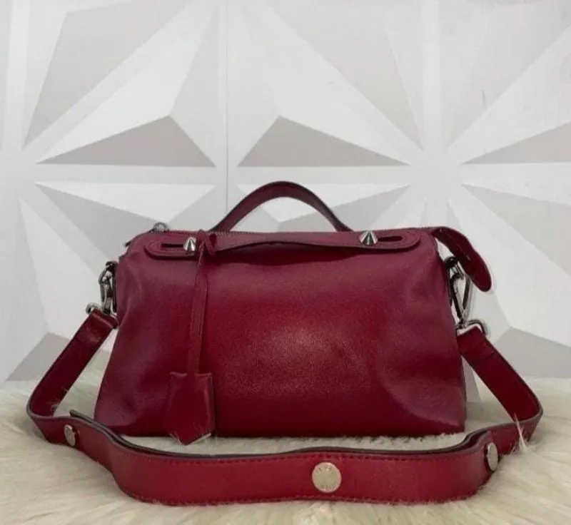 fendi BTW by the way 28cm Leather Red Merah shoulder Bag han photo 1