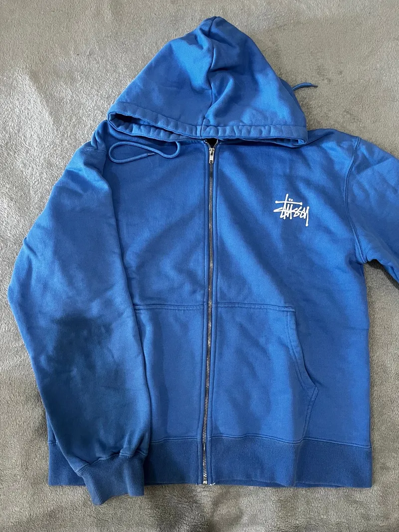 Stussy Streetwear Hoody Pria blue photo 1