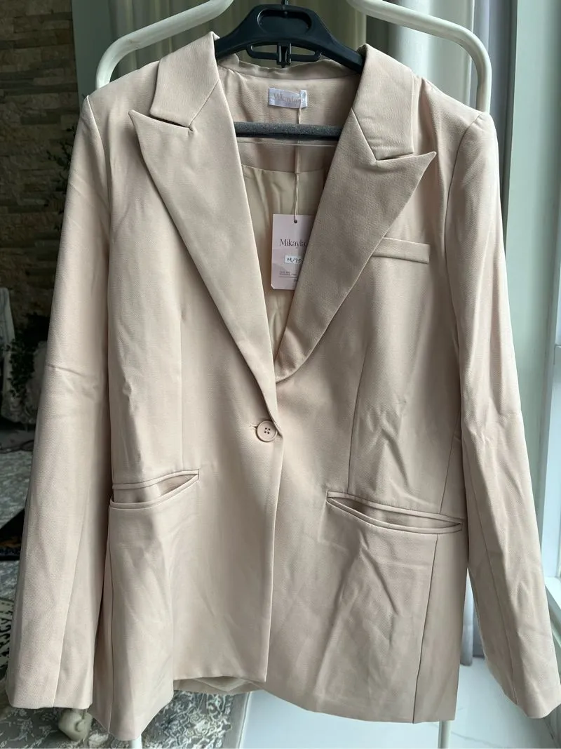 Women oversized blazer photo 1