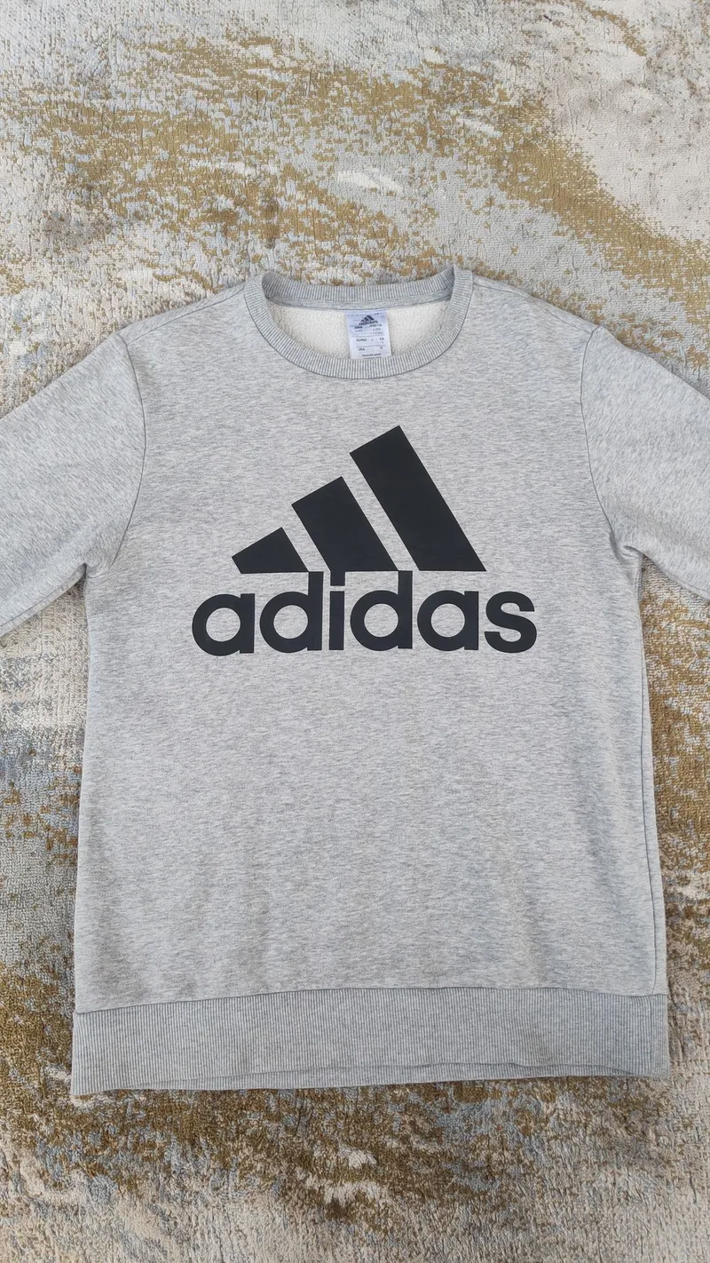 Adidas Casual Sweater Pria gray photo 1