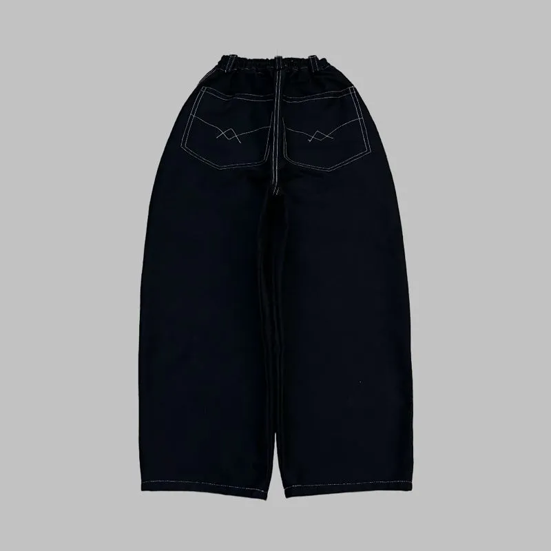 Balon pants denim 13oz black photo 1