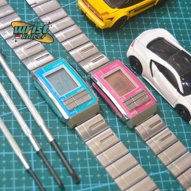 CASIO LA 201W! PINK & BIRU! COUPLE! ORIGINAL! photo 1
