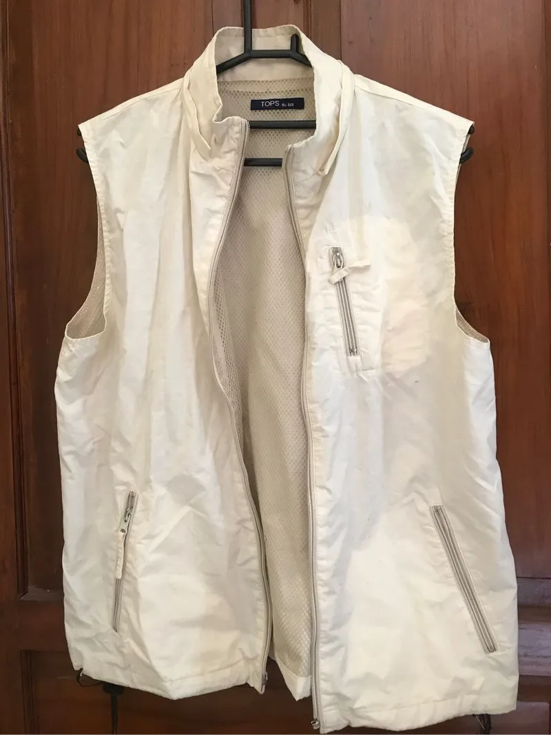 Jaket Rompi Vest Krem Cream photo 1