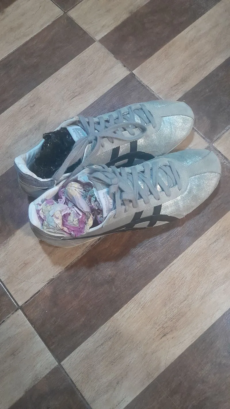 Onitsuka tiger runspark Silver hitam Insole 28 photo 1