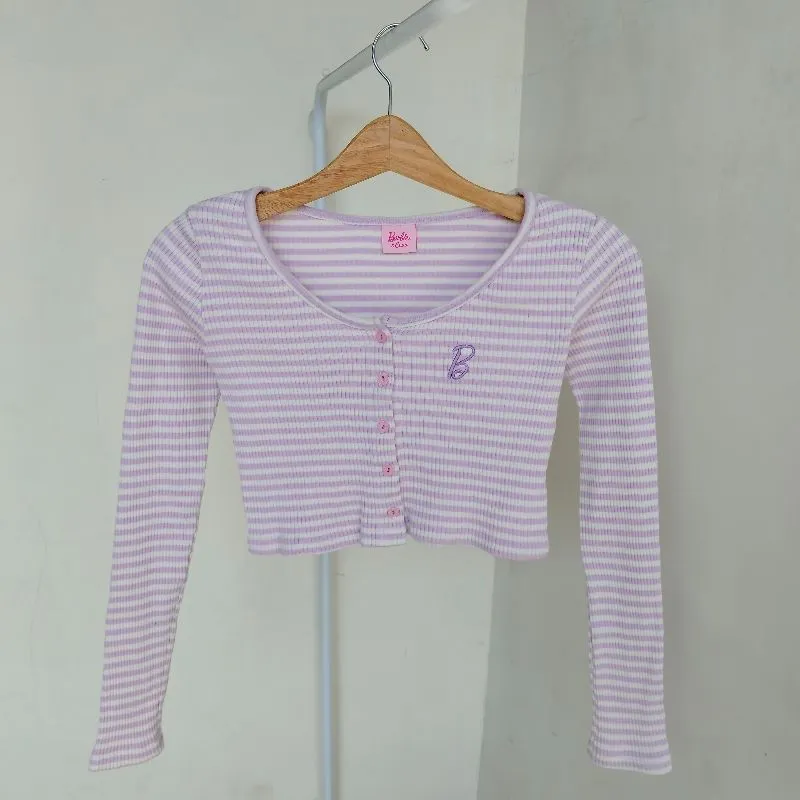 Barbie & Chuu Striped Cardigan photo 1