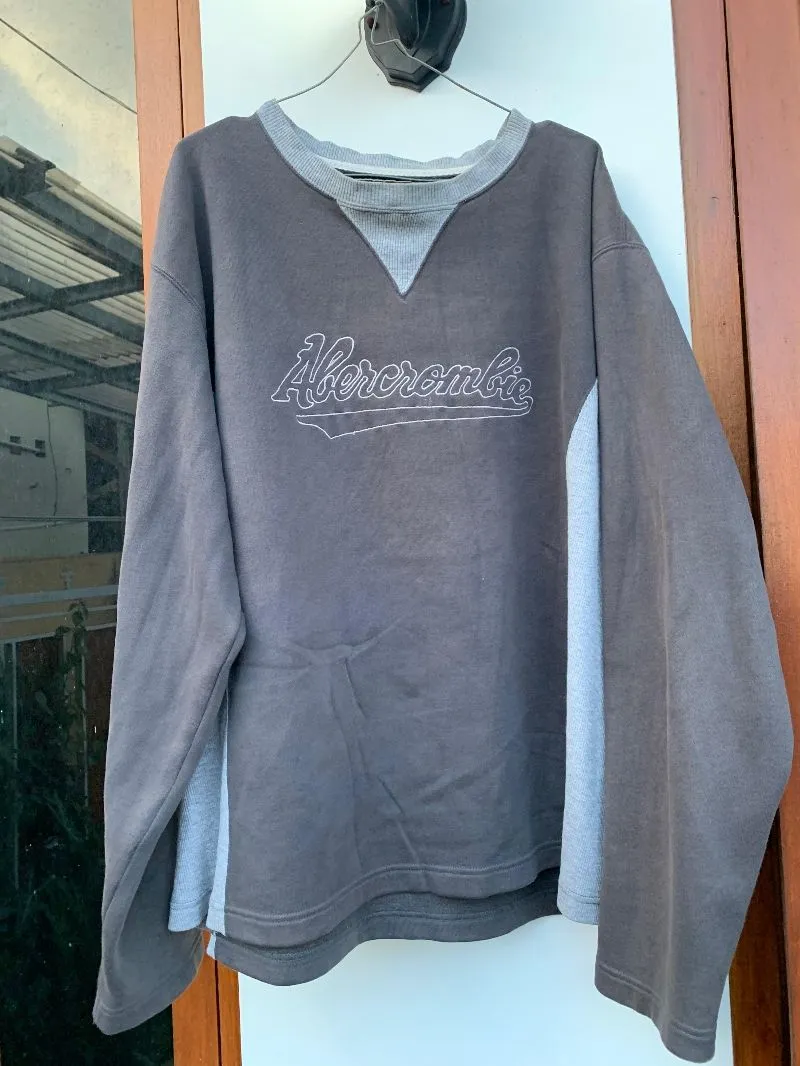 Long sleeve grey Vintage photo 1
