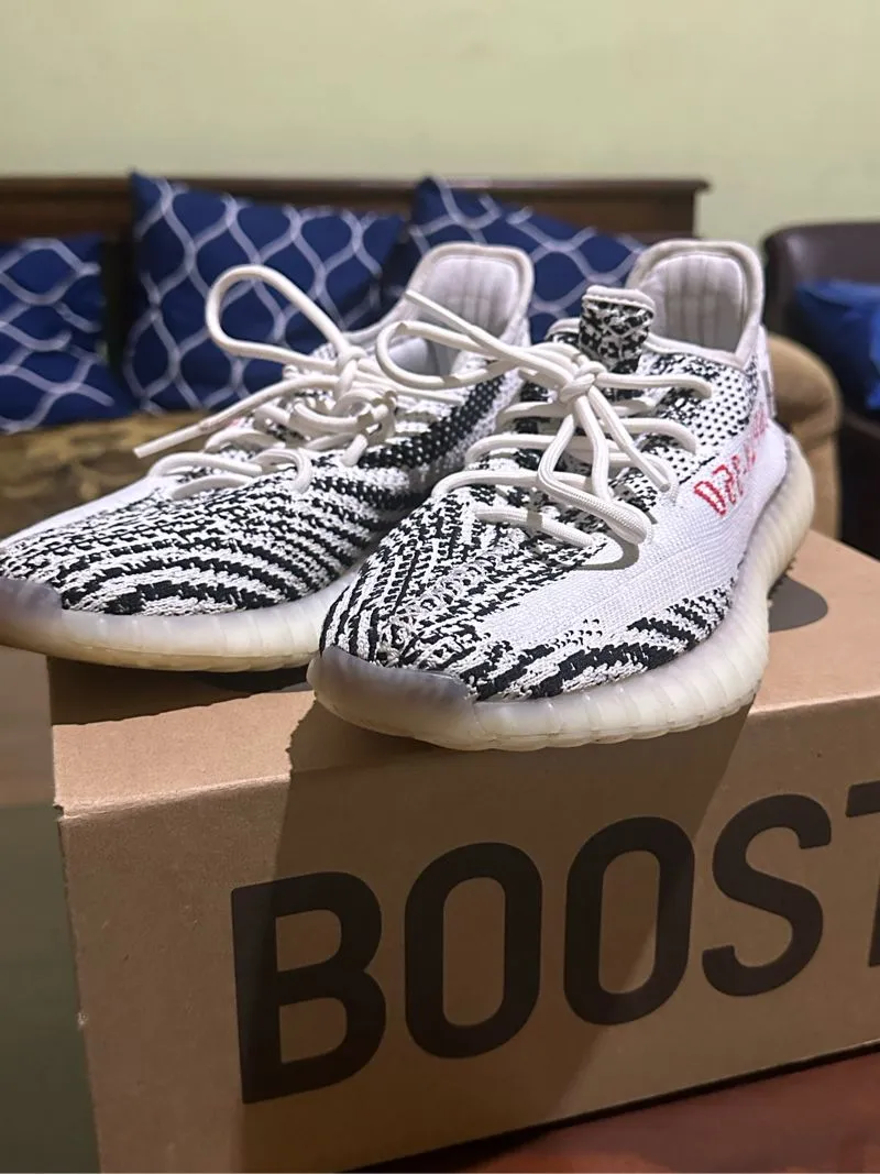 Yeezy Boost 350 v2 zebra photo 1