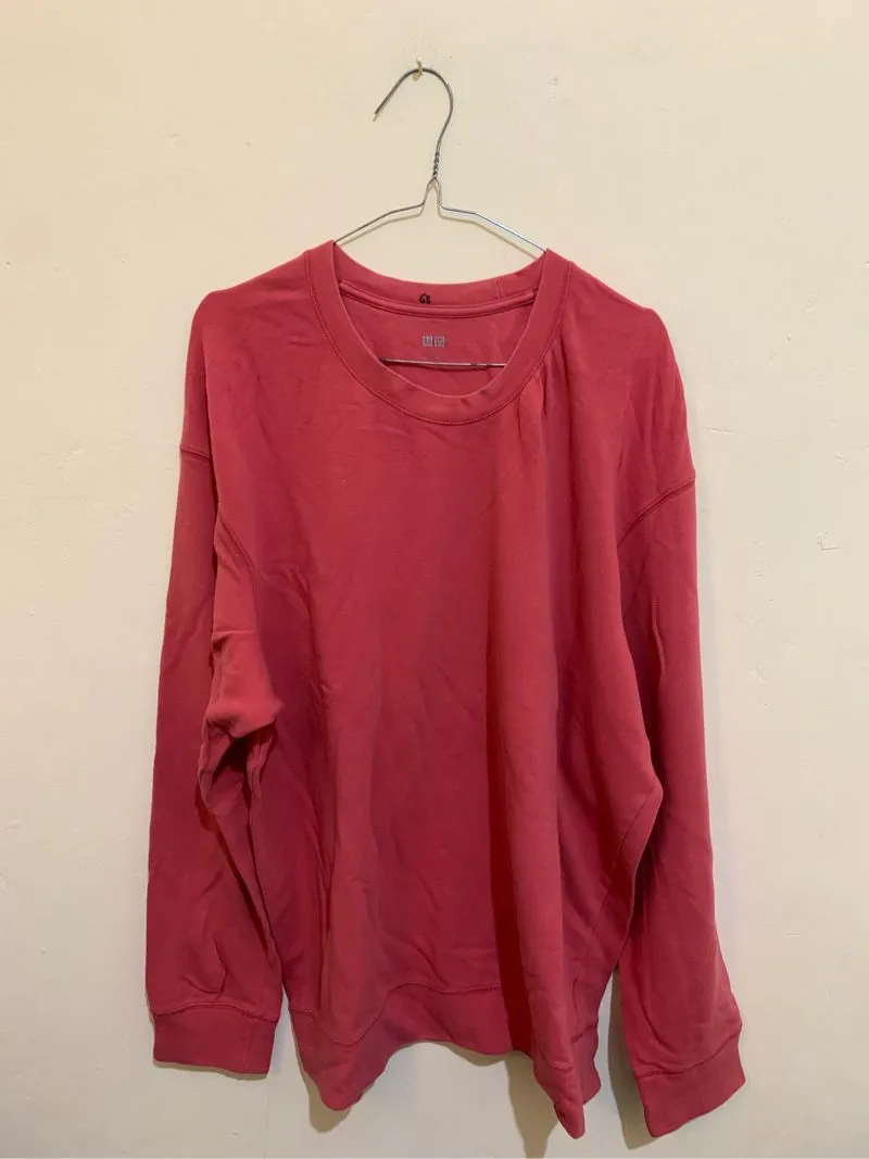Pullover uniqlo pink tua photo 1