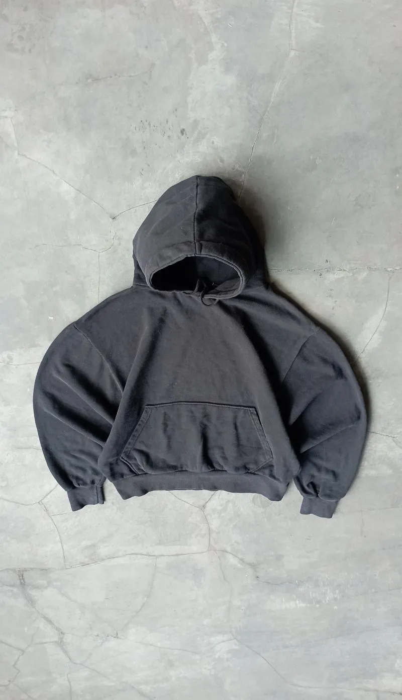 2000's Heavyweight Black Hoodie Boxy photo 1