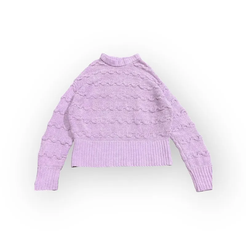 Uniqlo Coquette Casual Sweater Wanita purple pink photo 1