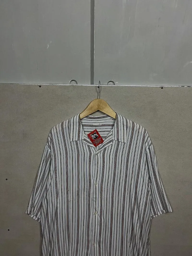 gu open collar striped shirts #JLSH322 photo 1