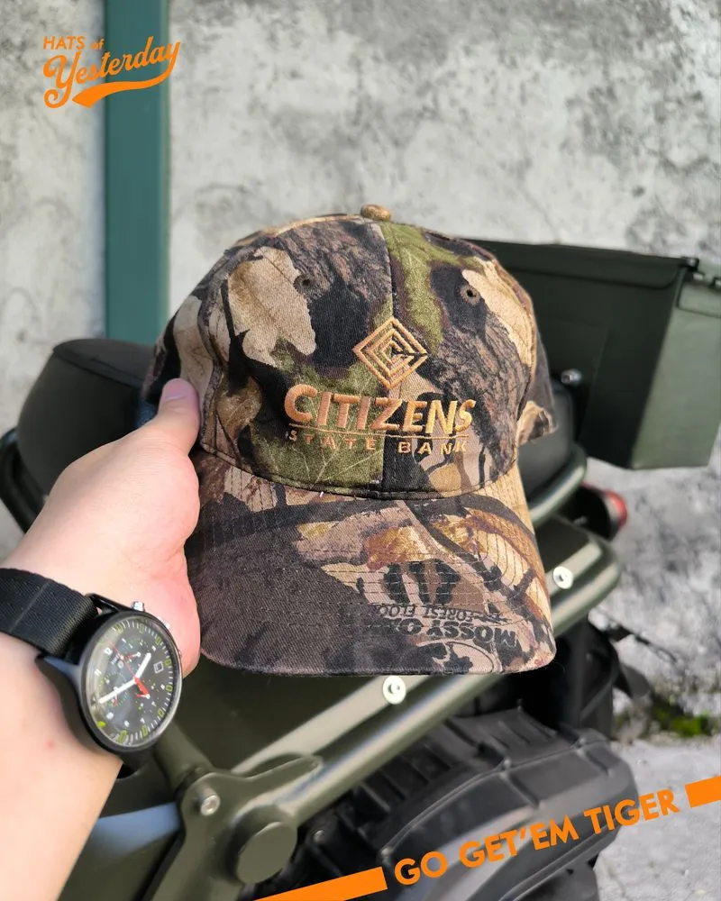 Topi citizens Bank mossy oak realtree cap photo 1