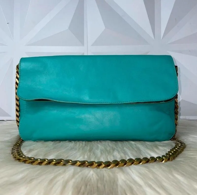 Celine Gourment vintage shoulder bag Leather hijau tosca photo 1